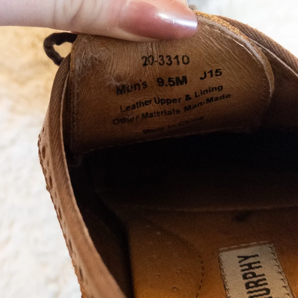 Classic Brown Leather Brogue Shoes